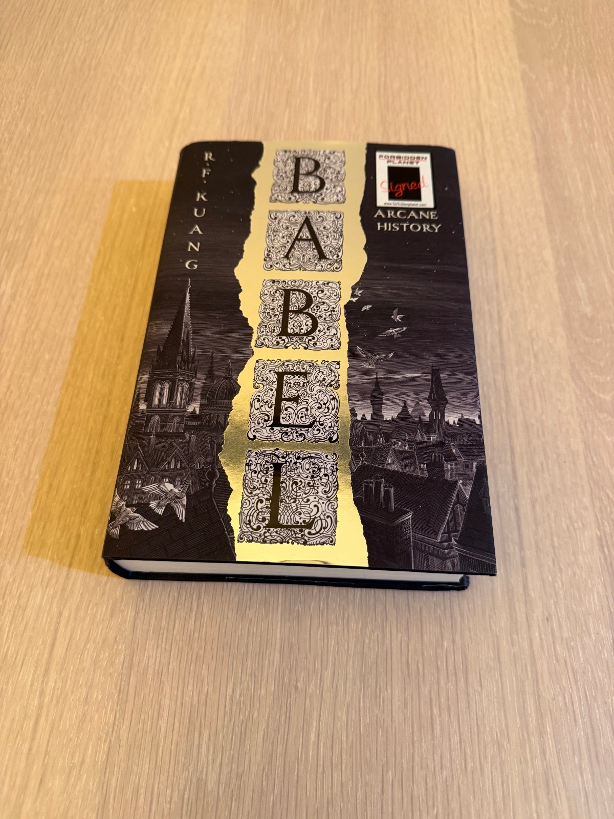 RARE FIRST EDITION R.F. Kuang Babel Forbidden Planet Signed Book Hardcover