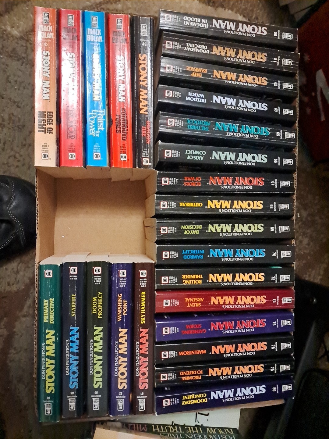 42 Don Pendleton’s Stony Man Book Lot Paperback Vintage Books