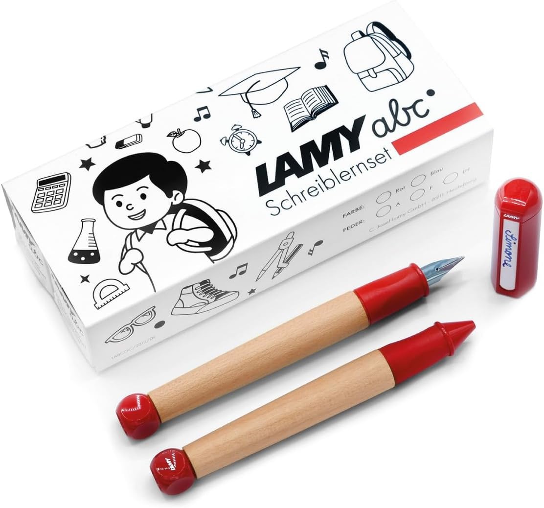 Neurobloom Co – LAMY ABC Learning to Write Set – Red (Gift Pack)