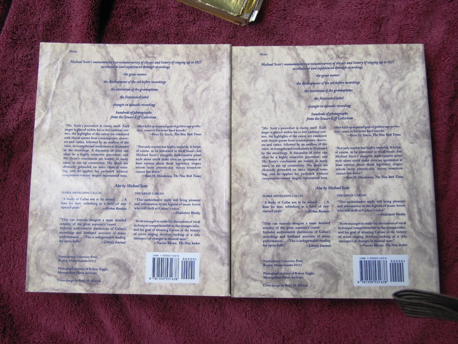 Michael Scott THE RECORD OF SINGING 2 Vols Belcanto Opera Patti Caruso de Reszke