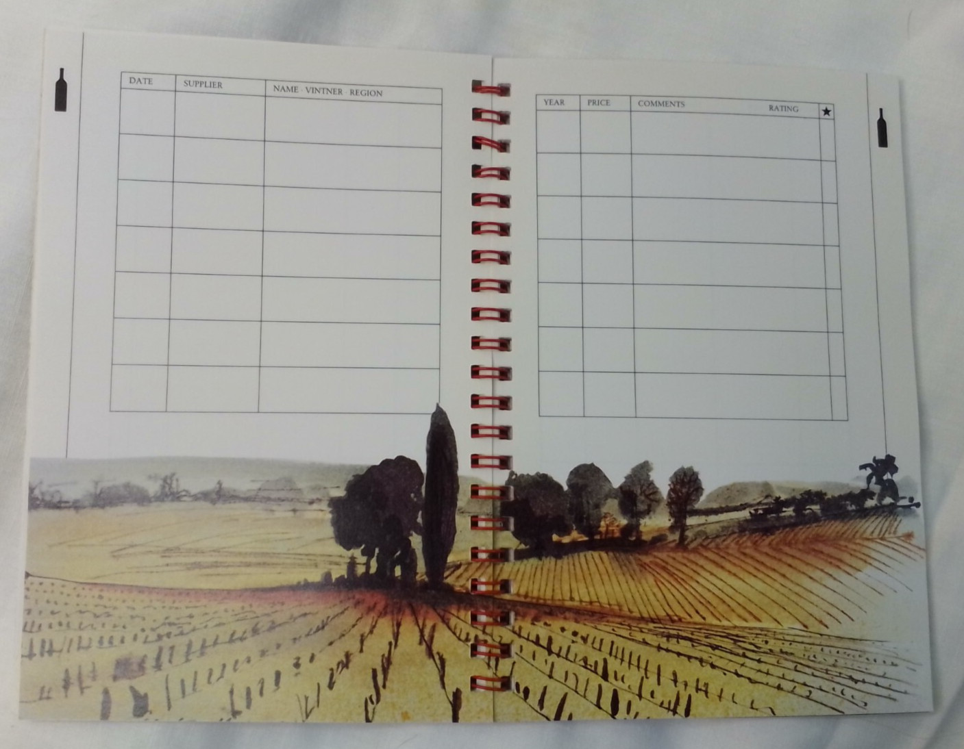 Wine Buyer’s Record Book by Ralph Steadman (2001, Spiral)