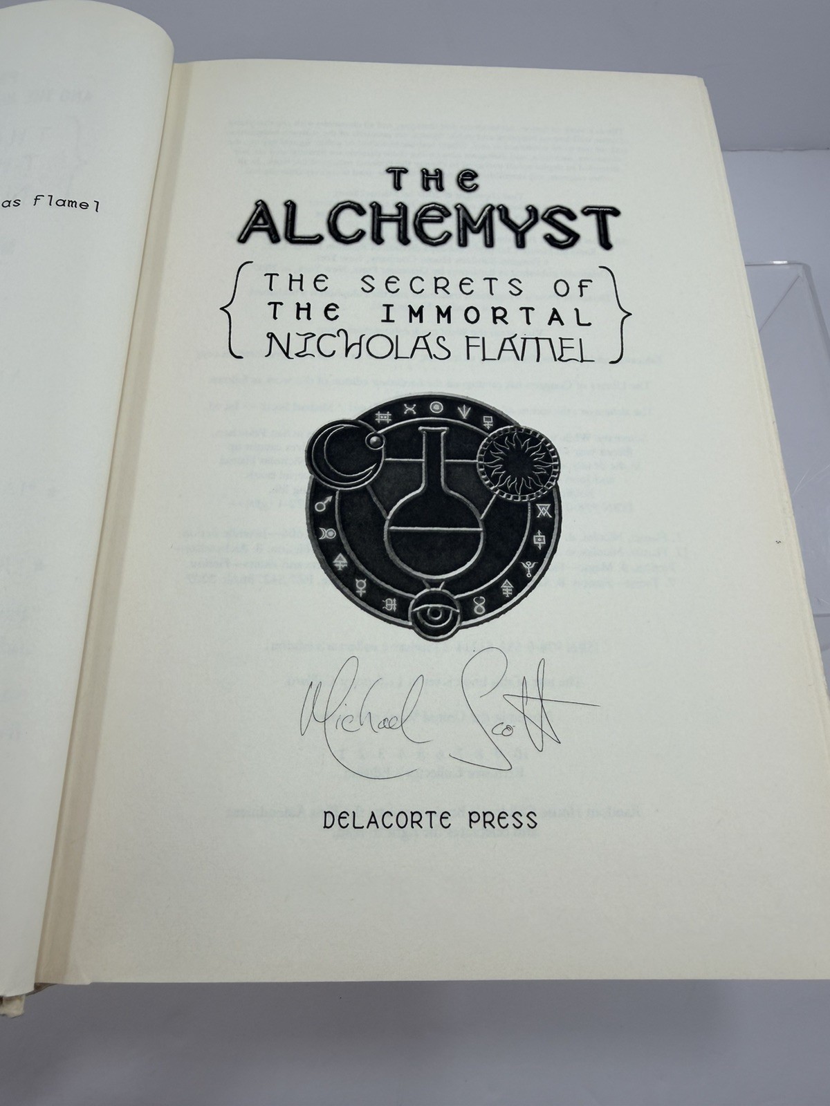 The Alchemyst Michael Scott Exclusive Collector’s Edition Hardcover First Print