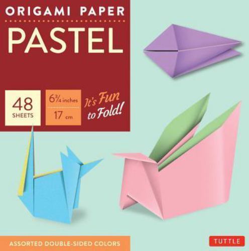 Origami Paper – Pastel Colors – 6 3/4″ – 48 Sheets: Tuttle Origami Paper: Hi…