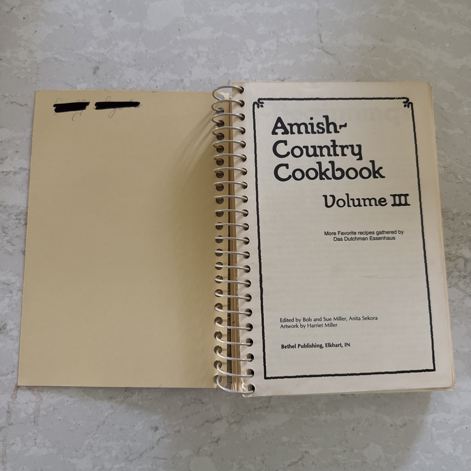 AMISH-COUNTRY COOKBOOK, VOL. 3 Family Style Country Homecooking Granny Recipes