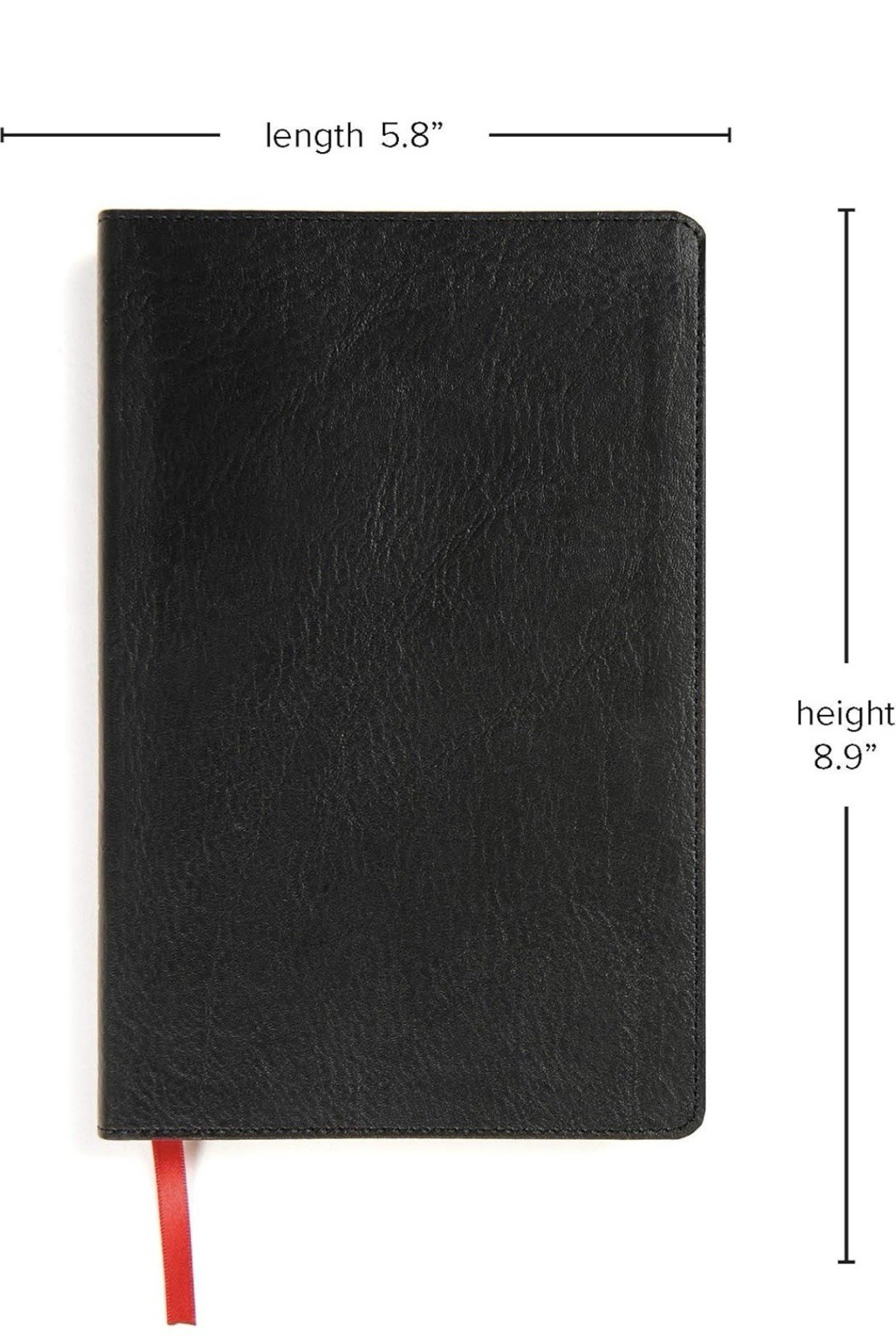 KJV SNAP CLOSURE INDEXED LARGE PRINT(11.25pt) Black Leathrsft Personal Bible