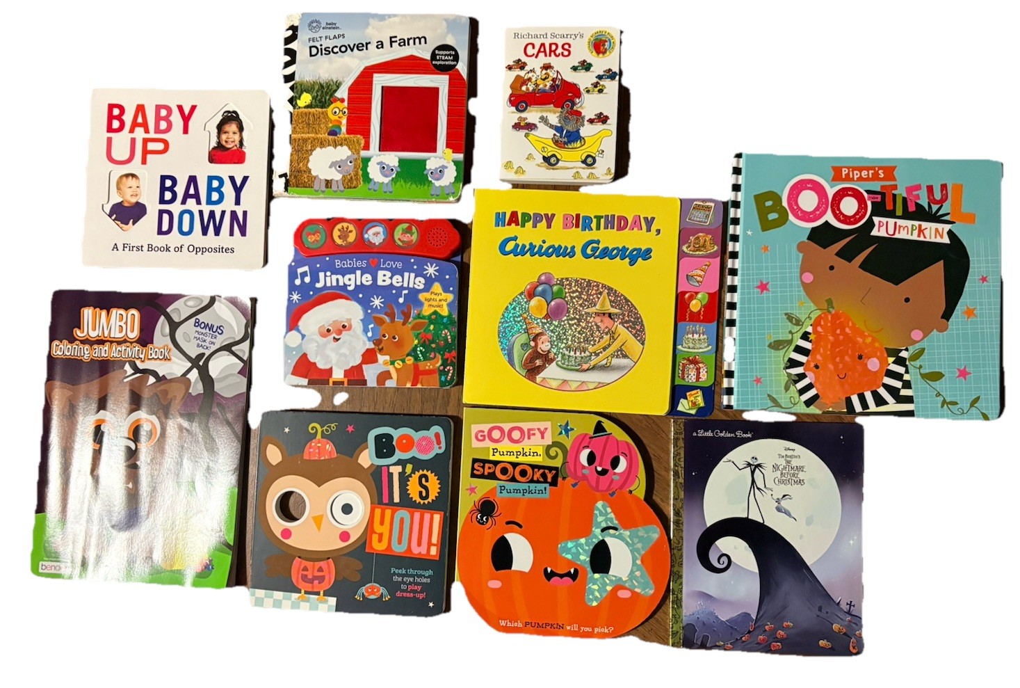 Lot of 10 Baby & Toddler Hardcover Picture DayCare Kid Child Books & Activity