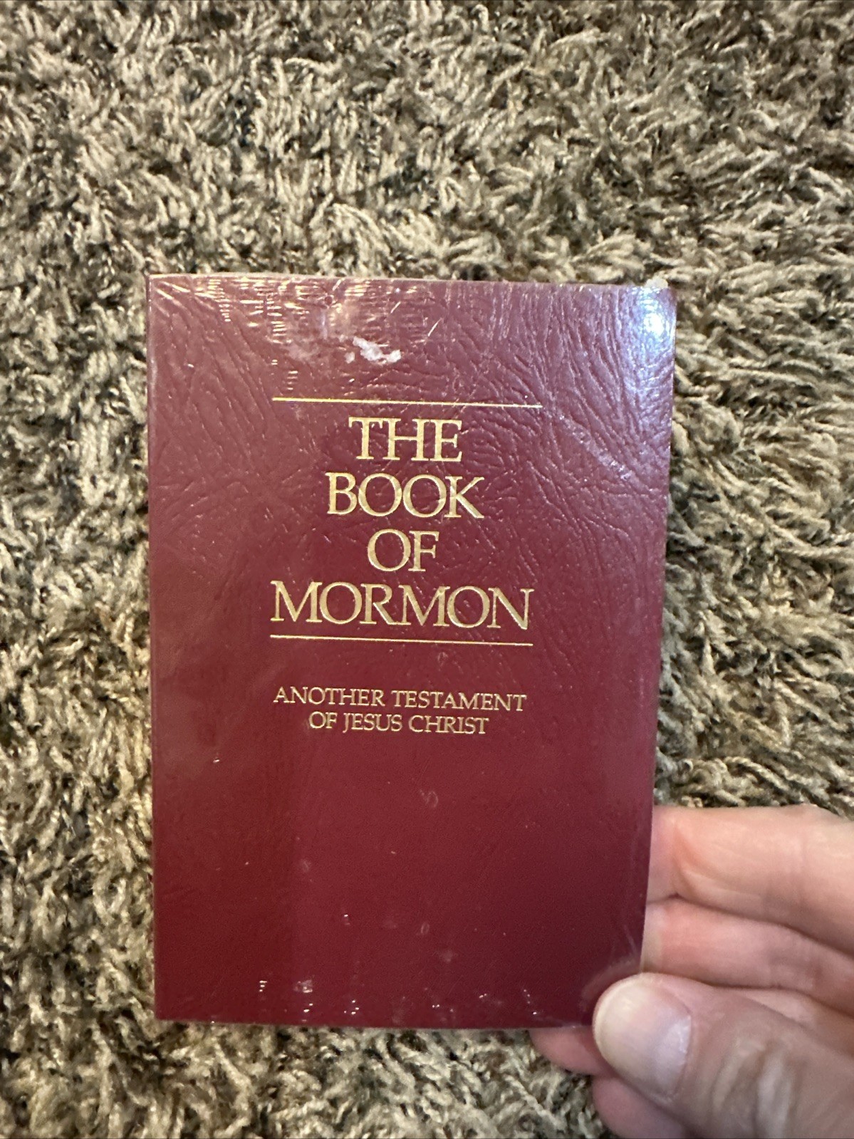 Rare 1994 Military Edition Book of Mormon Red Pocket Sized LDS Mormon New!
