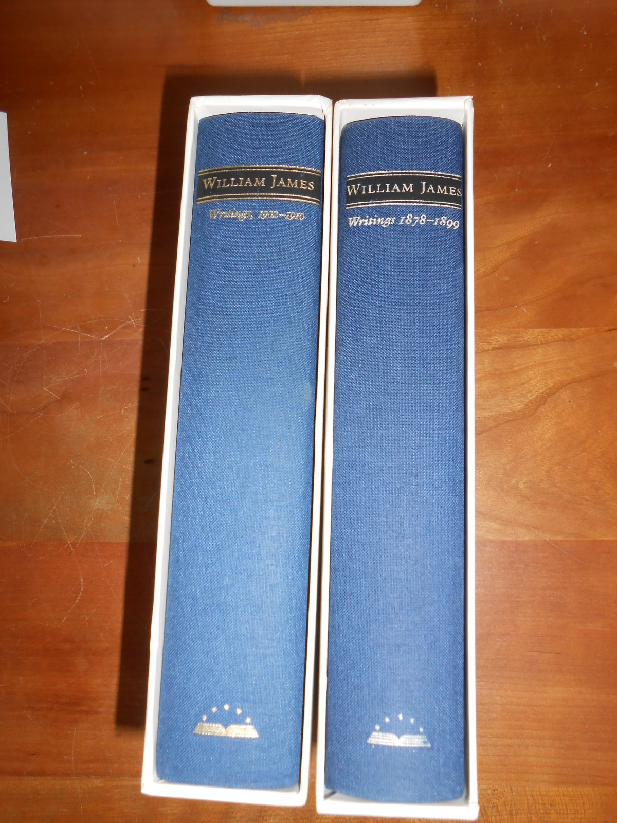 Library Of America WILLIAM JAMES 2 Vol Set 1 insert/1-1st printing – HC/SC LN