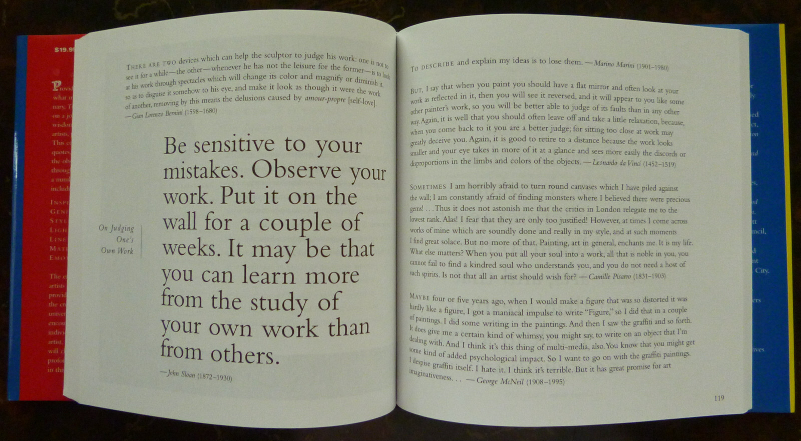The Quotable Artist, by Peggy Hadden — HB/DJ, almost like new!