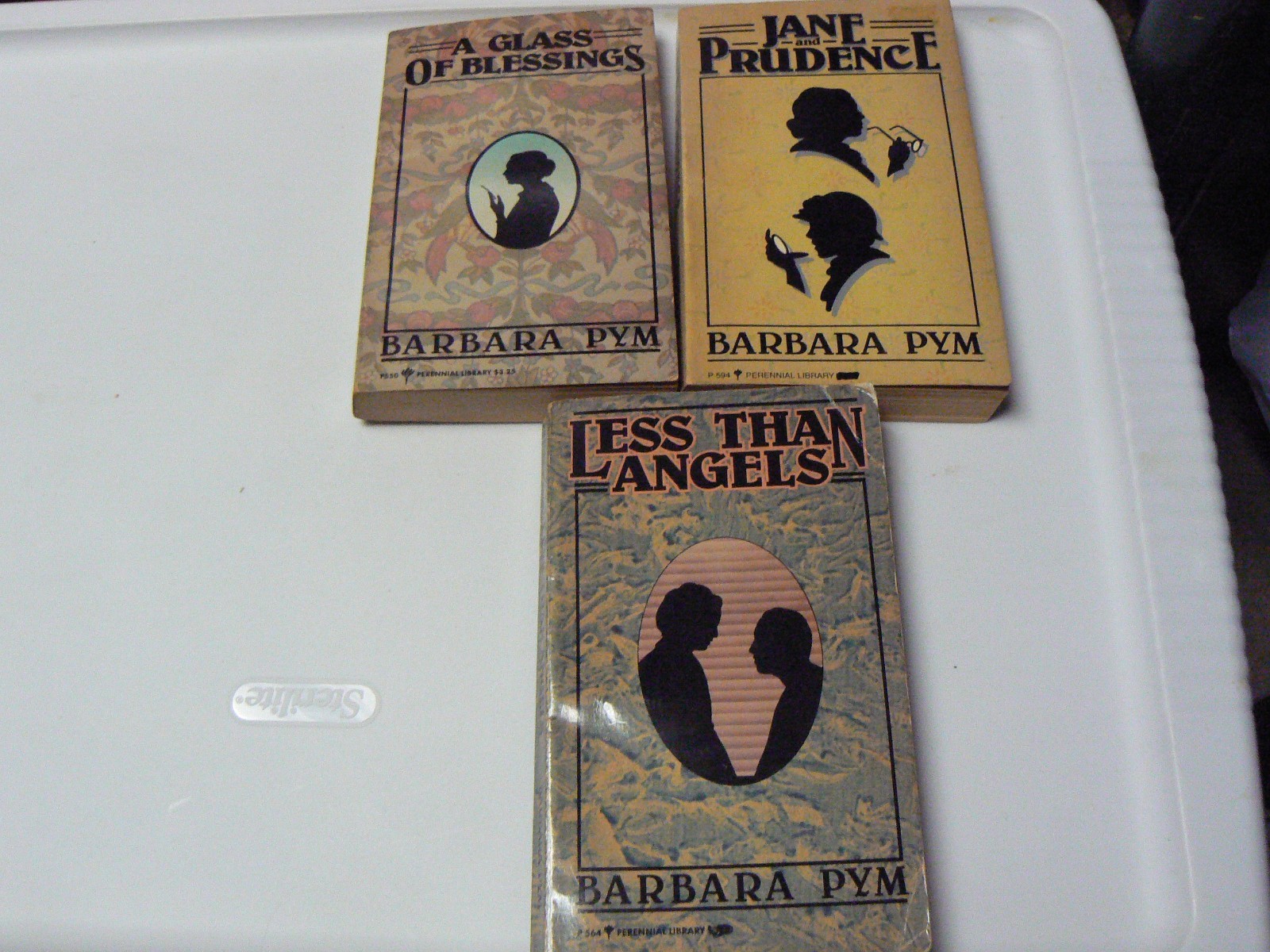 3 Barbara Pym Vintage, Jane and Prudence, Less Than Angels, A Glass Of Blessings