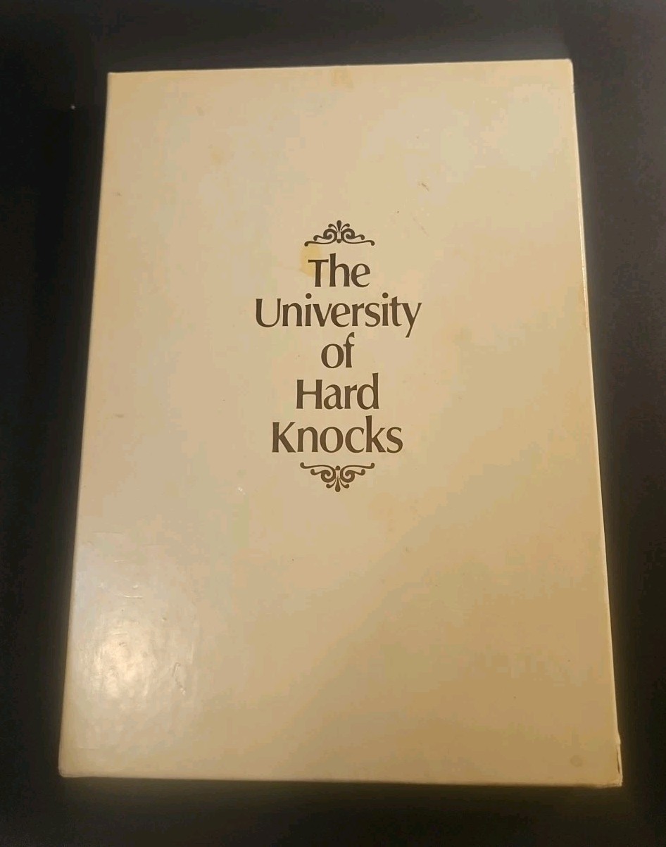 The University Of Hard Knocks Ralph Parlette 1966 Revised Edition 124 Pages