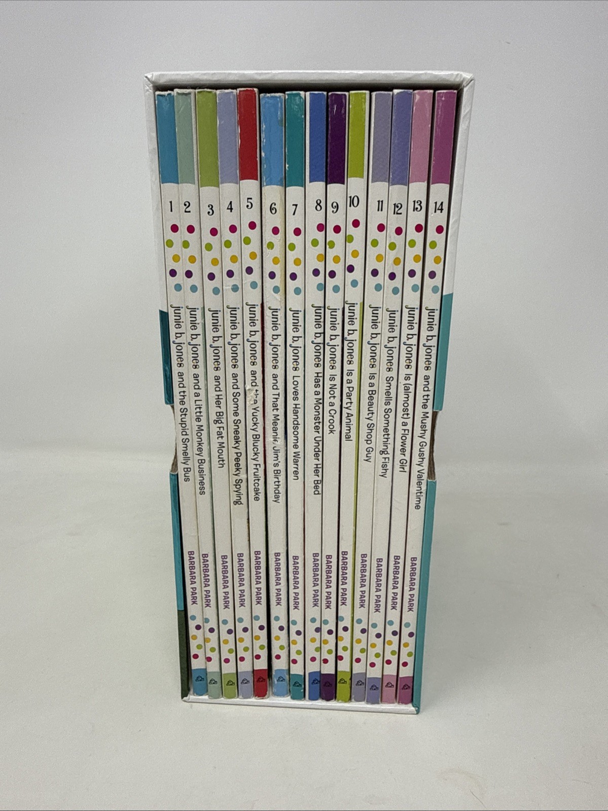 Junie B. Jones Collection 1 Books 1-14 Bonus Puzzle Box Set Plus 15 & 16