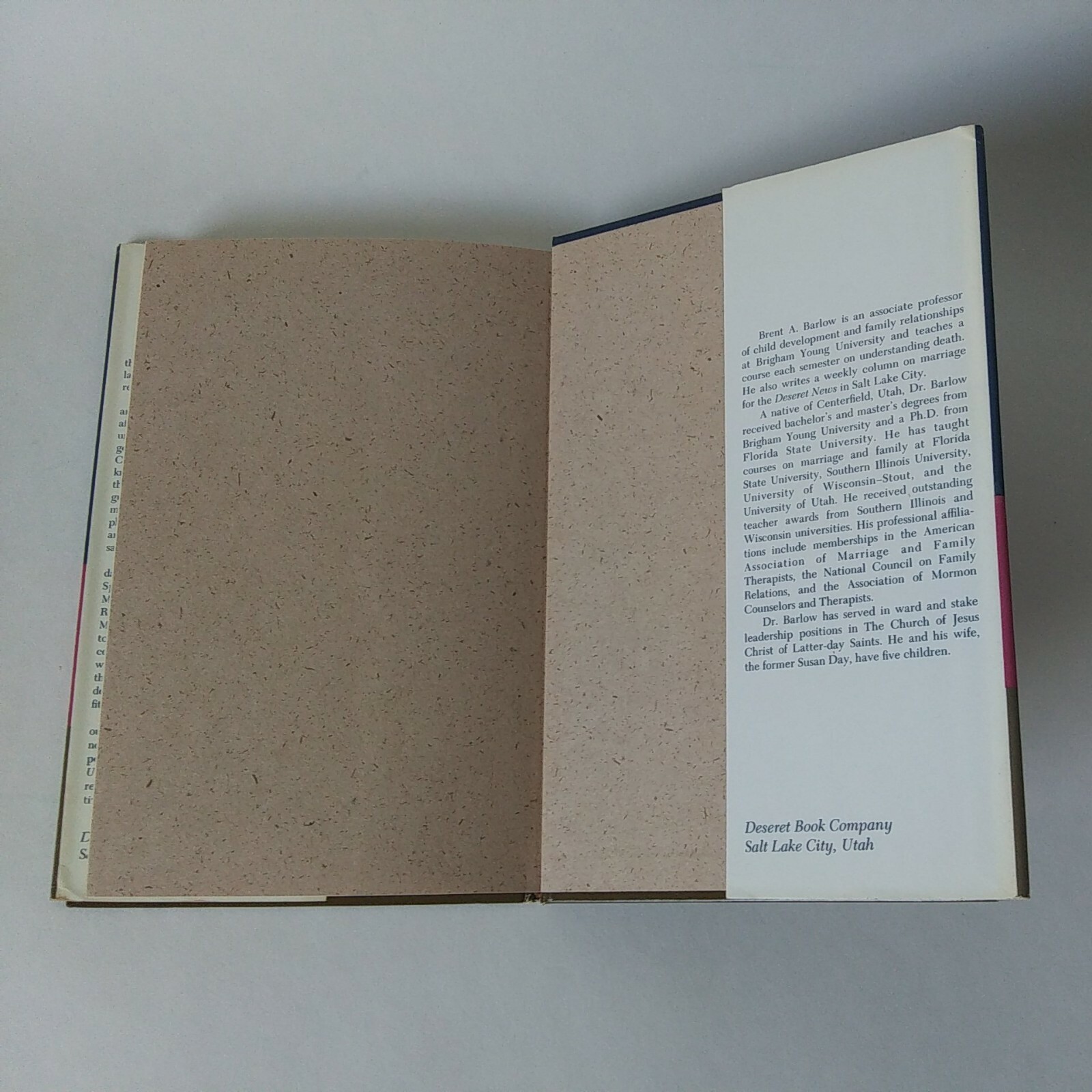 1979 “Understanding Death” By Brent. A. Barlow Hardcover, Dust Jacket, Good Cond