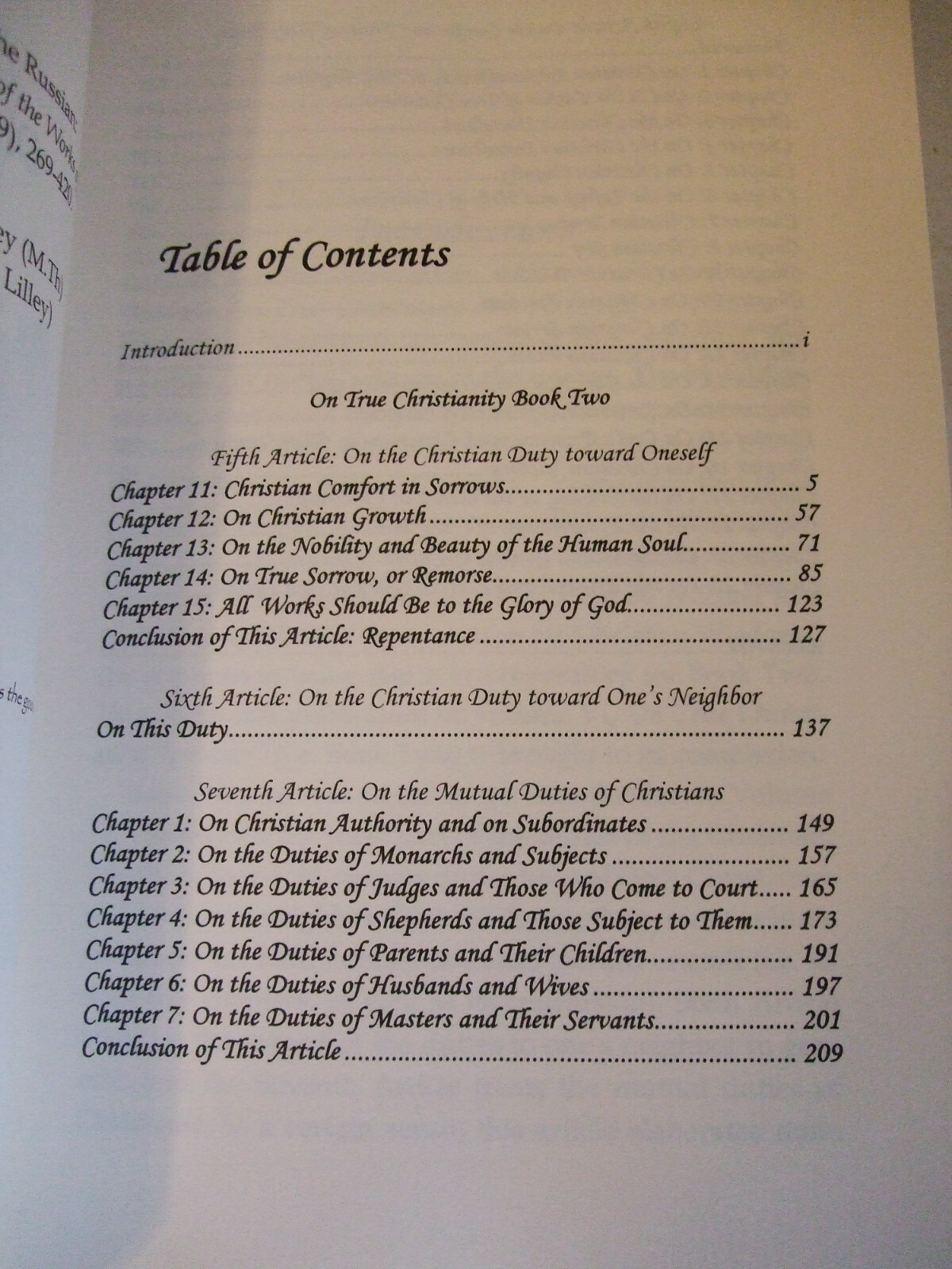 On True Christianity by St. Tikhon of Zadonsk. Volume 6. Newly Translated.