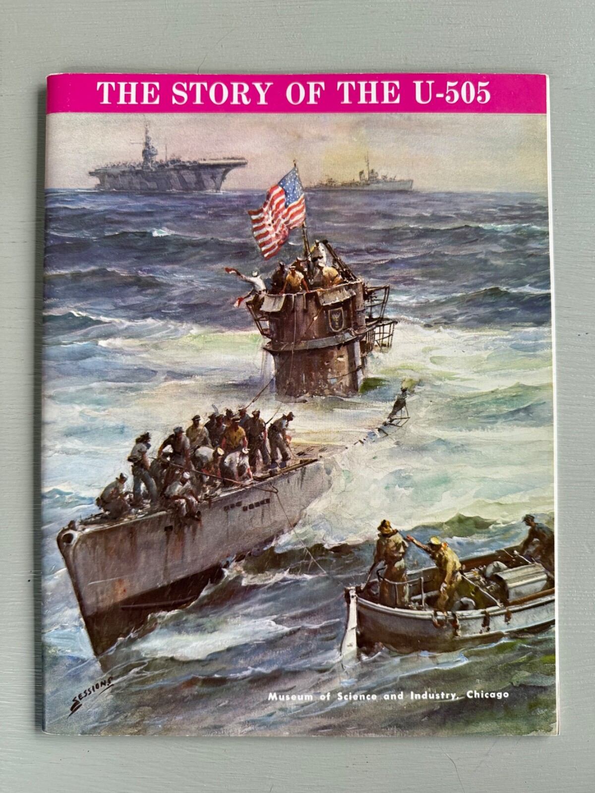 Vintage The Story of the U-505 Book Museum of Science and Industry Chicago 1969