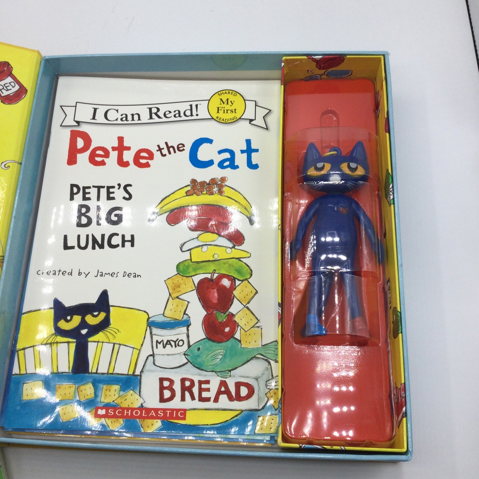 NEW Pete the Cat Cool Reading Collection Box Set w/o Backpack Clip — 10 Books