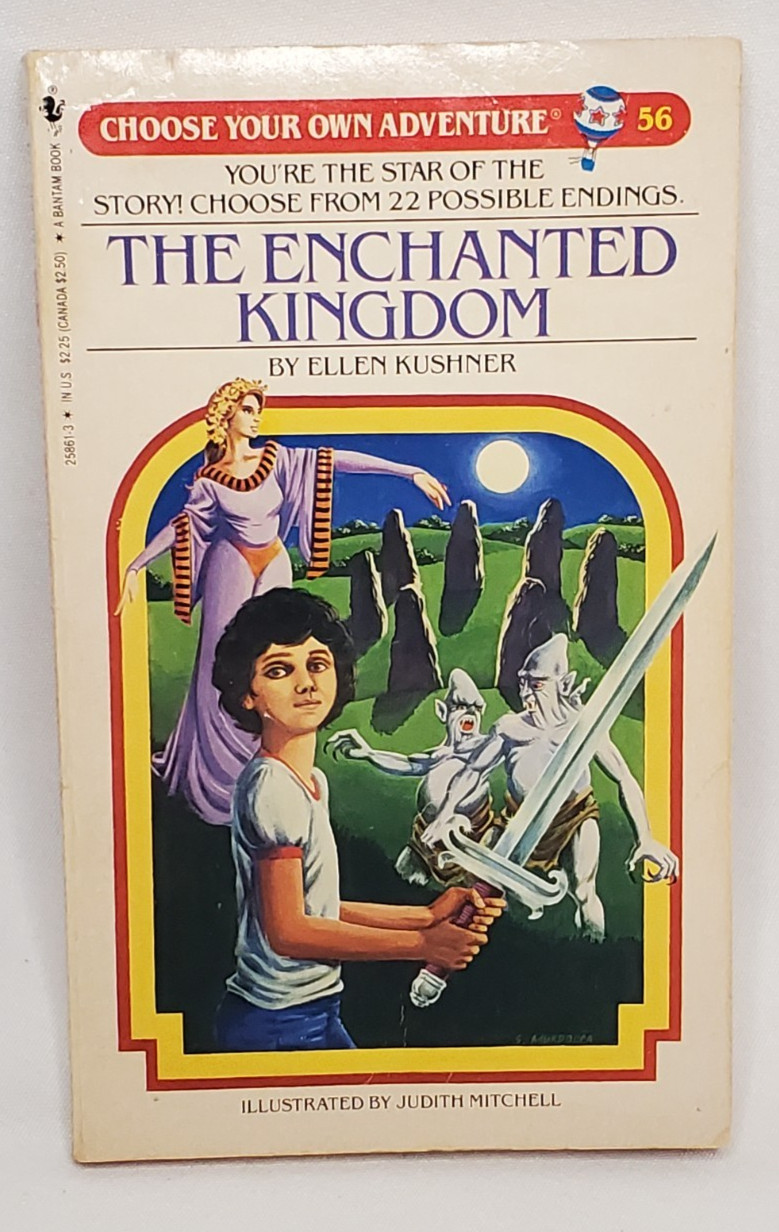 Rare Choose Your Own Adventure #56: The Enchanted Kingdom CYOA 1st Edition 1986