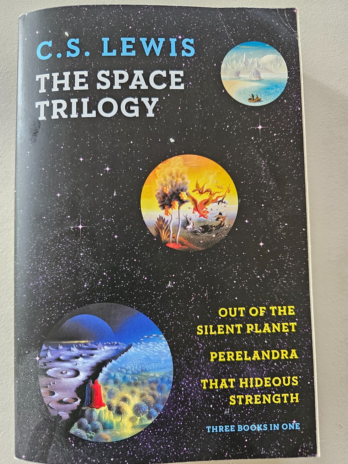 The Space Trilogy, 3 Volumes in 1 By: C.S. Lewis- USED -Paperback