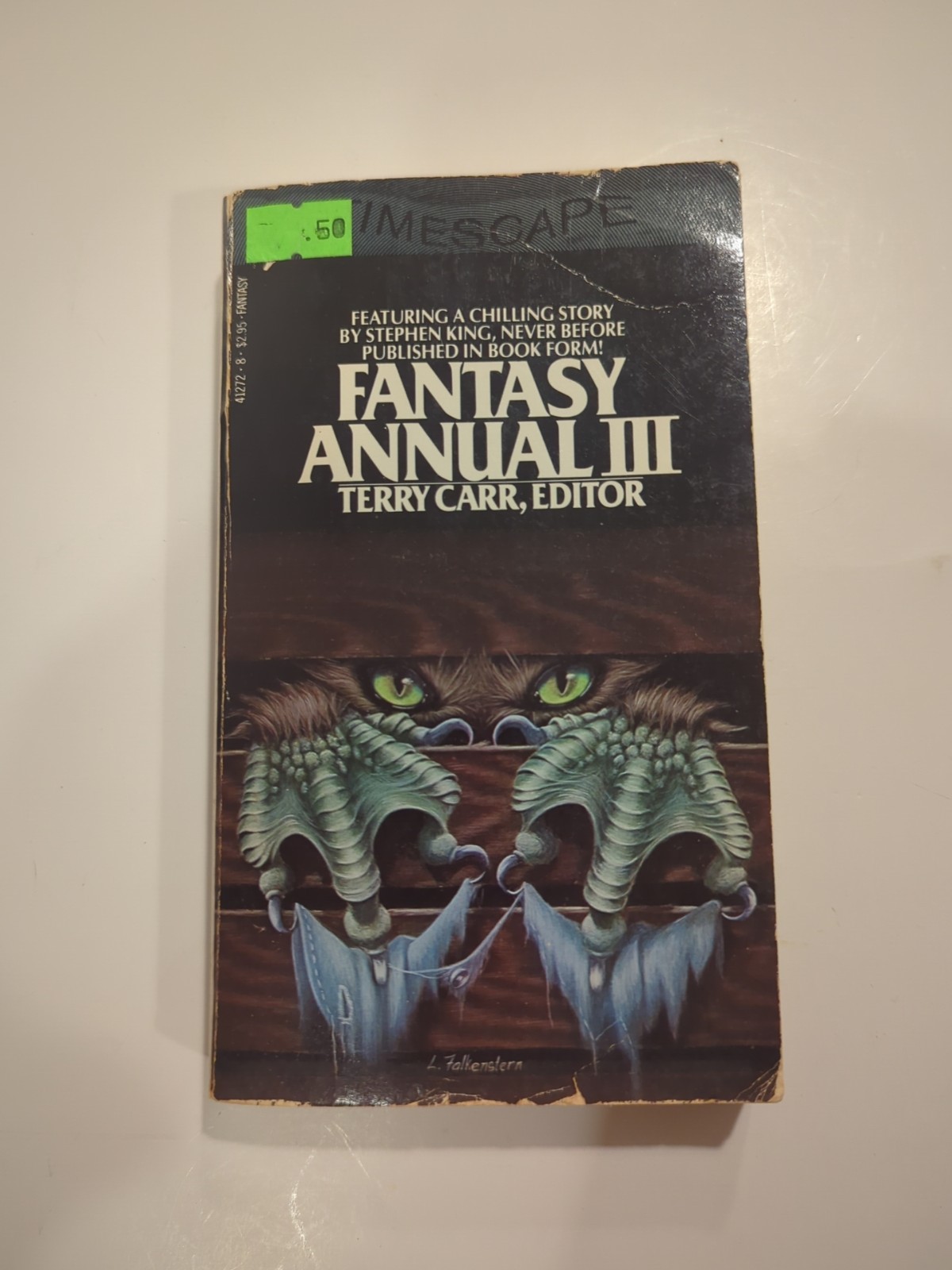 Fantasy Annual III Terry Carr, Ed. 1st Timescape Print 1981 w/ S. King The Crate