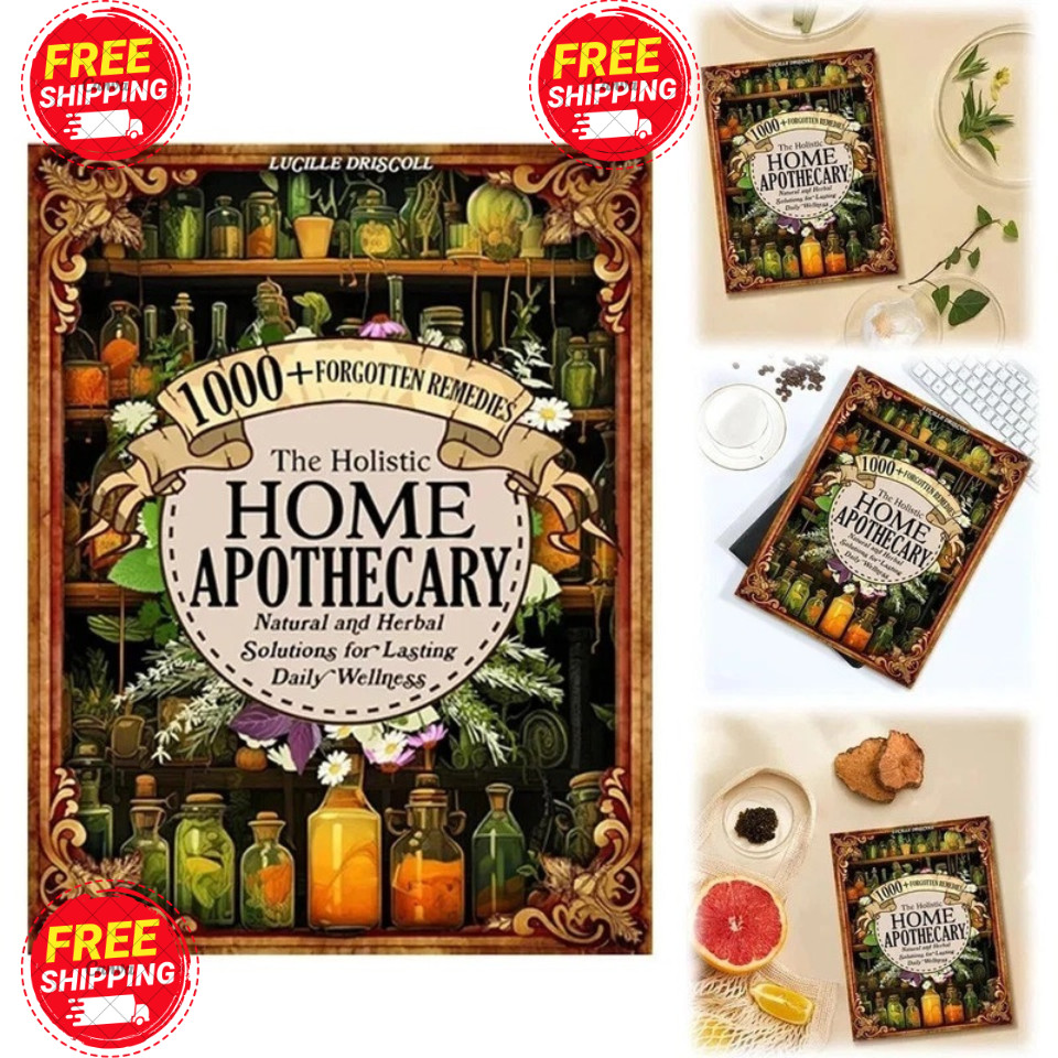 The Holistic Home Apothecary Book: 1000+ Herbal Remedies and Timeless Healing 🥇