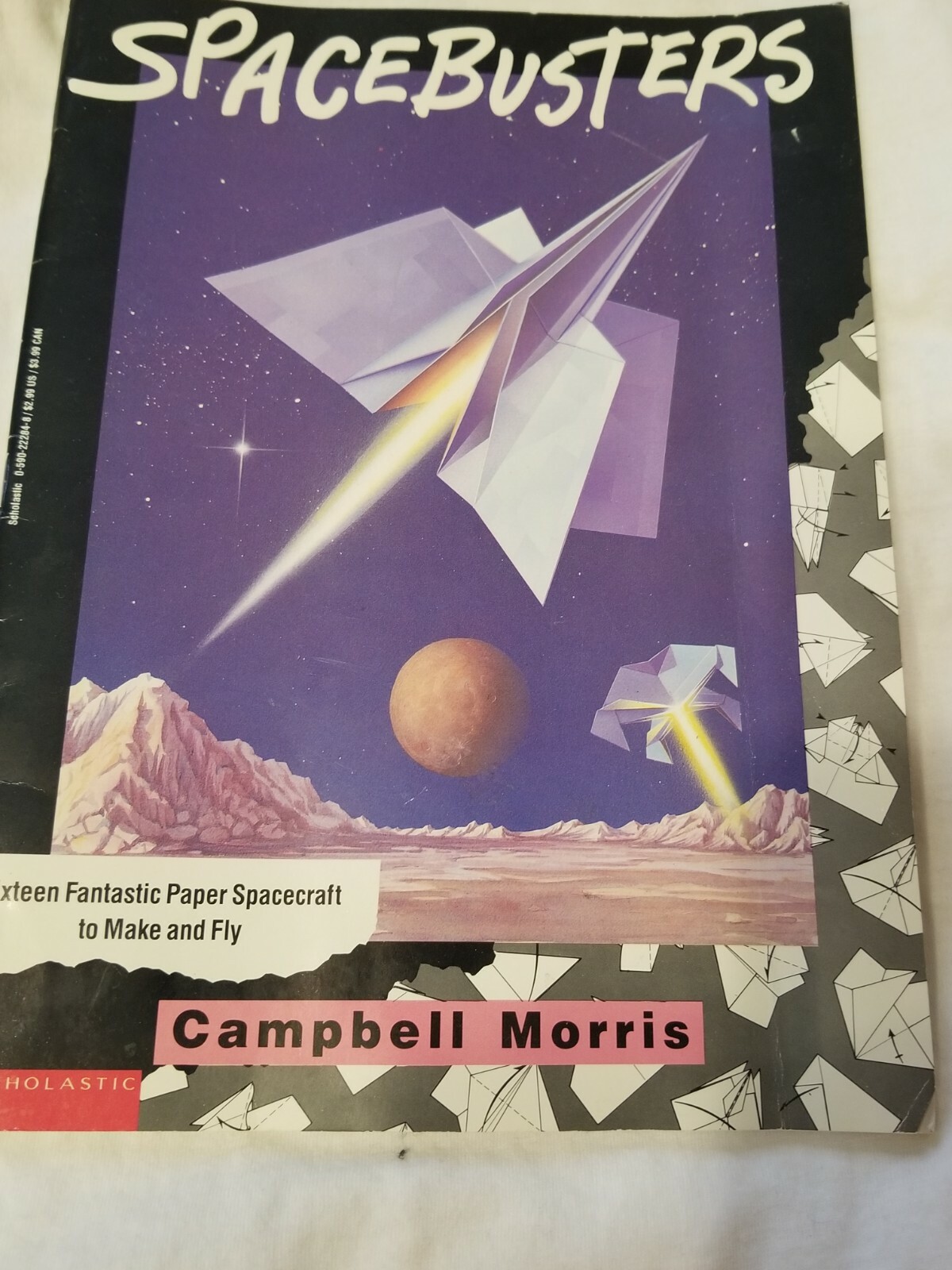 Spacebusters Campbell Morris folding paper airplanes geometric 39 pages