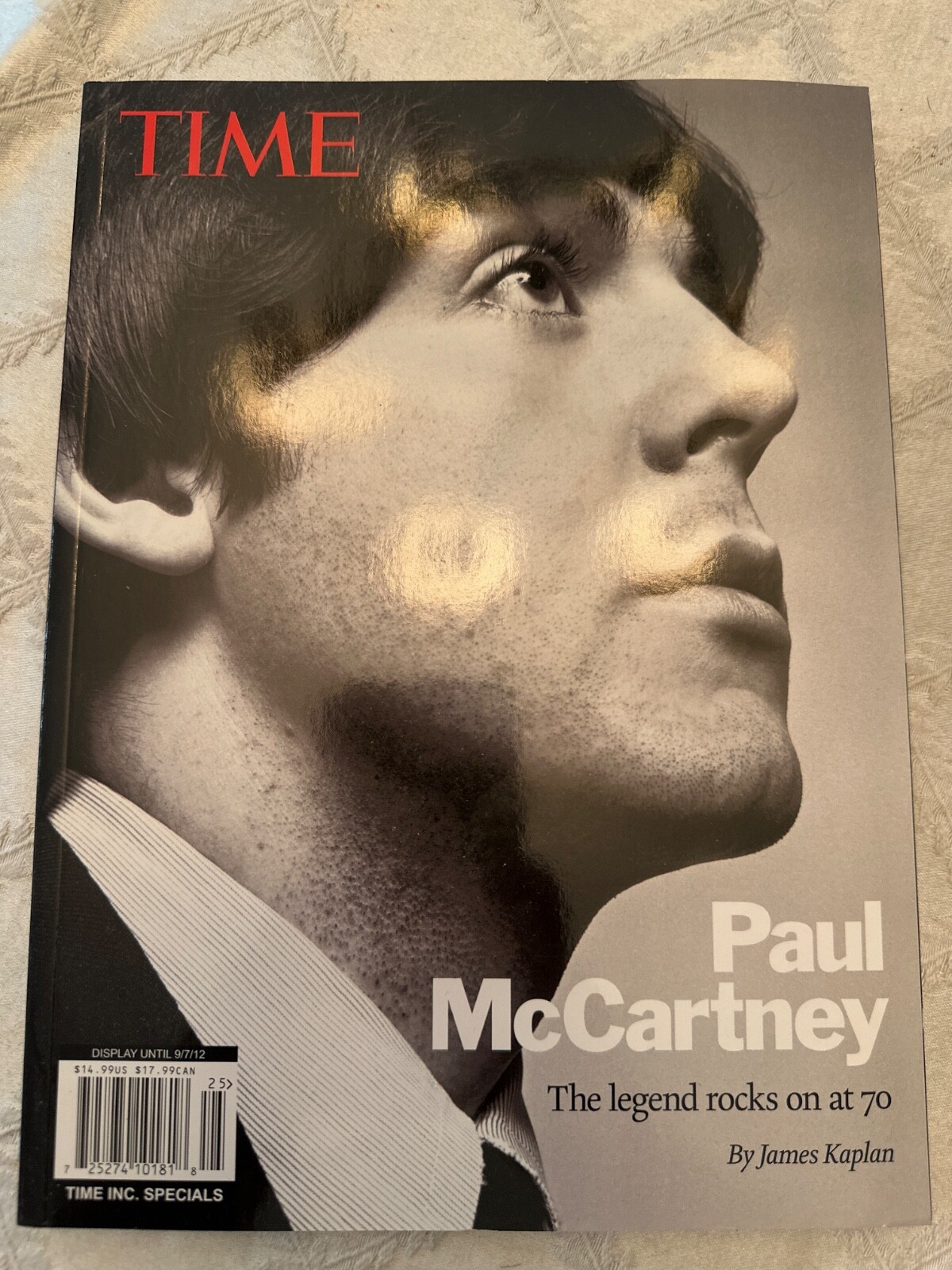 TIME Magazine 2012 Paul McCartney The Legend Rocks On At 70 By James Kaplan