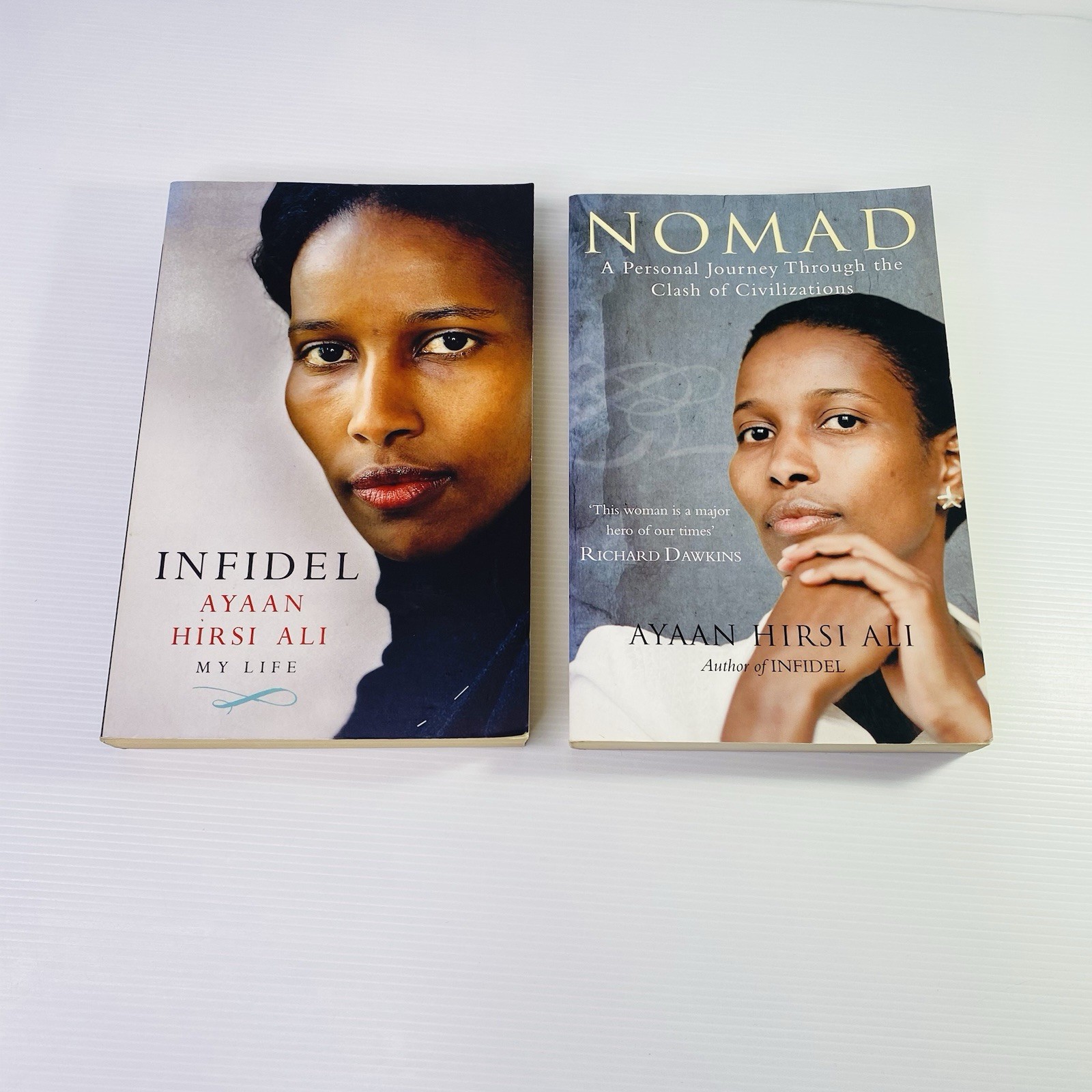 Ayaan Hirsi Ali 2x Books LOT Nomad Infidel My Life Personal Journey Islam West