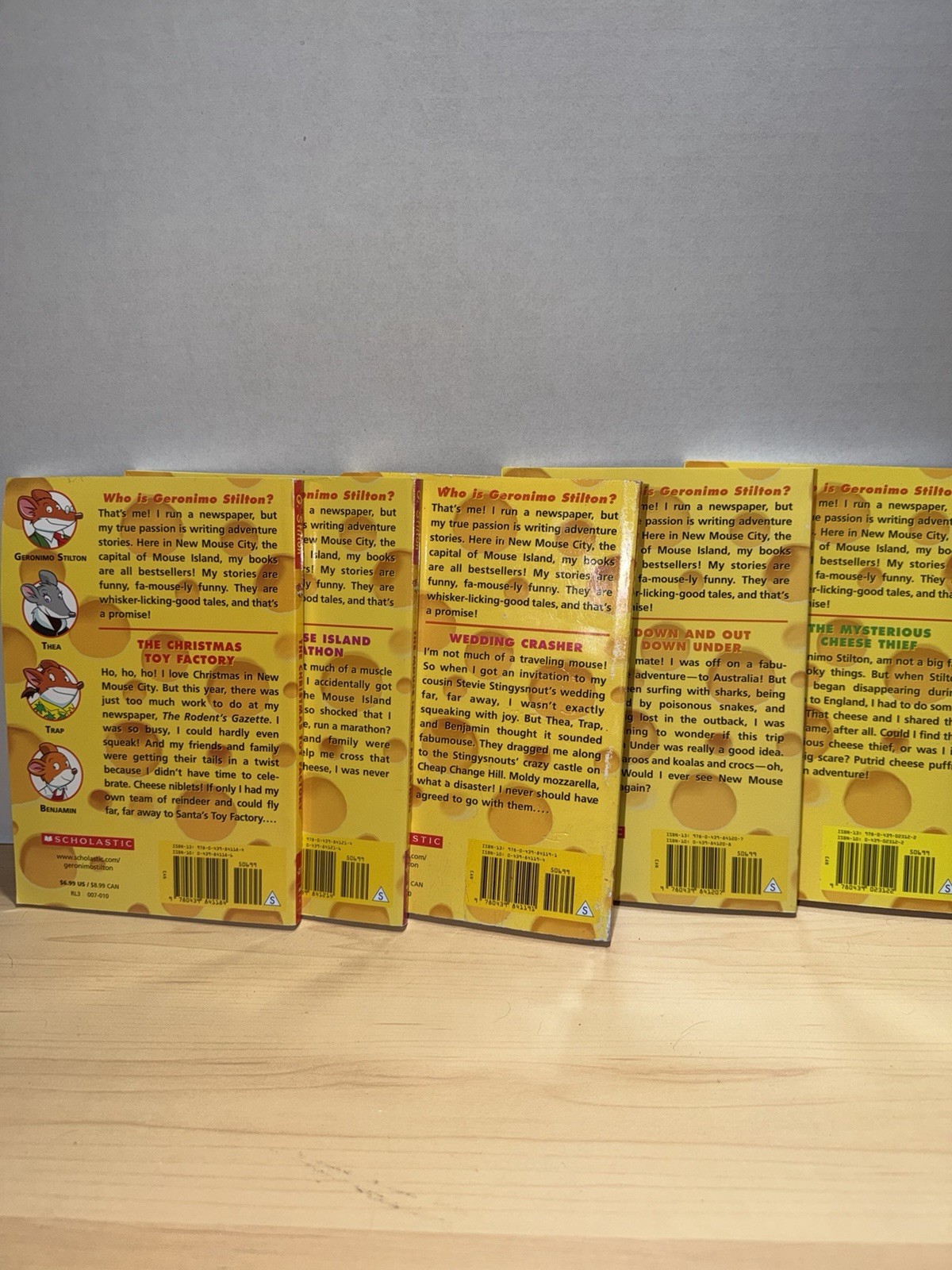 Geronimo Stilton Children’s Chapter Paperback Books Lot of 5 (27-31)