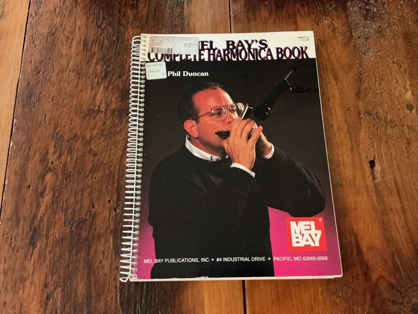 Mel Bay’s Complete Harmonica Book by Phil Duncan Spiral Bound VG++
