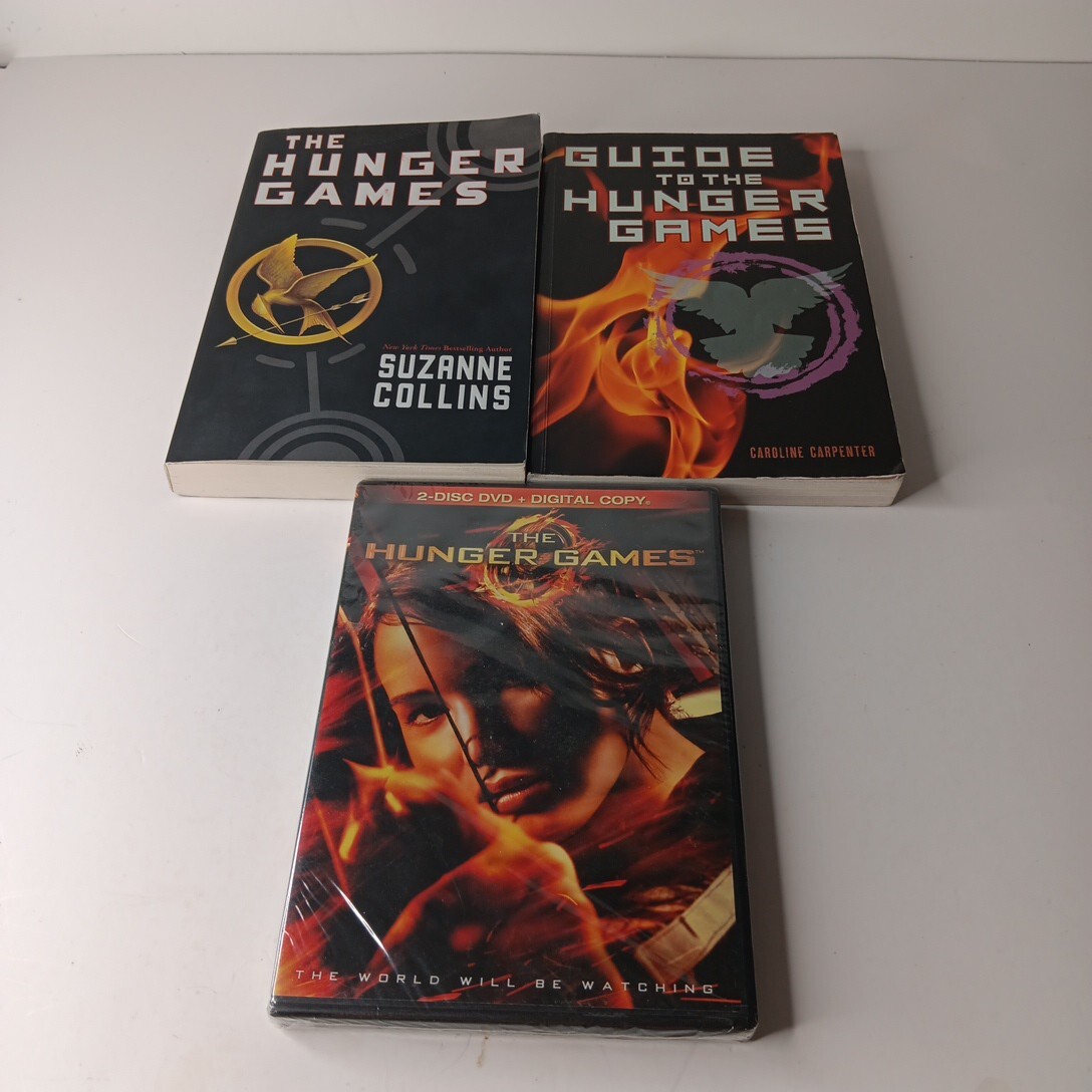 The Hunger Games (Book 1) + Guide To The Hunger Games + DVD