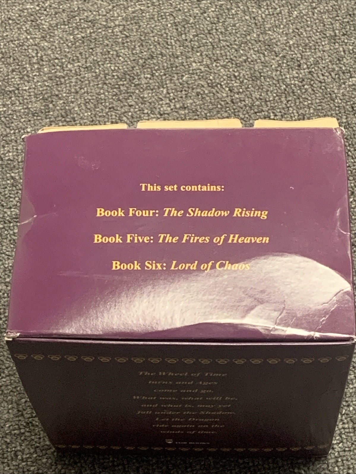 The Wheel of Time Boxed Set II Paperback Books 4-6 Robert Jordan Good