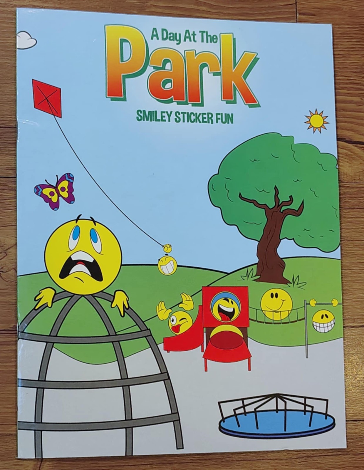 Bazic Smiley Fun Sticker Books A Day At The Park Activity Book Vision ST