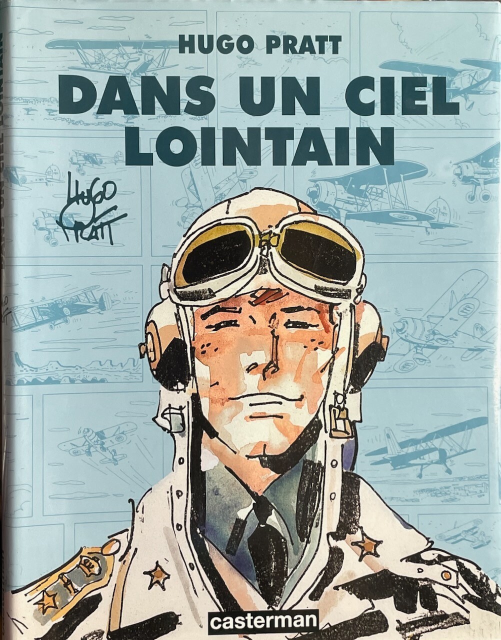 Dans un ciel lointain / Hugo Pratt (French) 1996 Casterman HB signed
