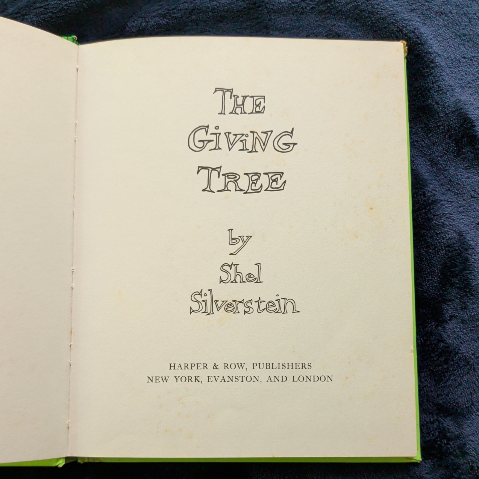 The Giving Tree-Shel Silverstein-Harper & Row-1964