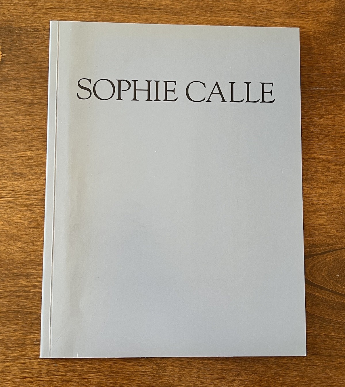 SOPHIE CALLE: A SURVEY – FIRST EDITION Catalogue Fred Hoffman SC