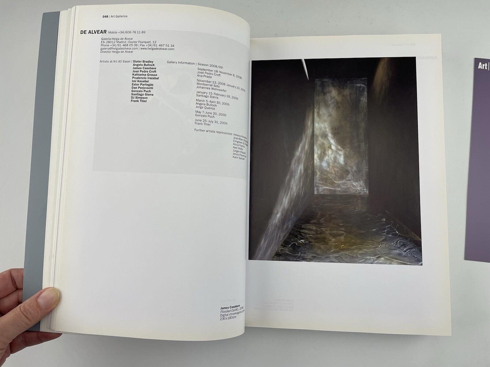 ART 40 BASEL: 10-14 JUNE 2009 ART SHOW UBS TRADE PAPERBACK CATALOG 754 PAGES