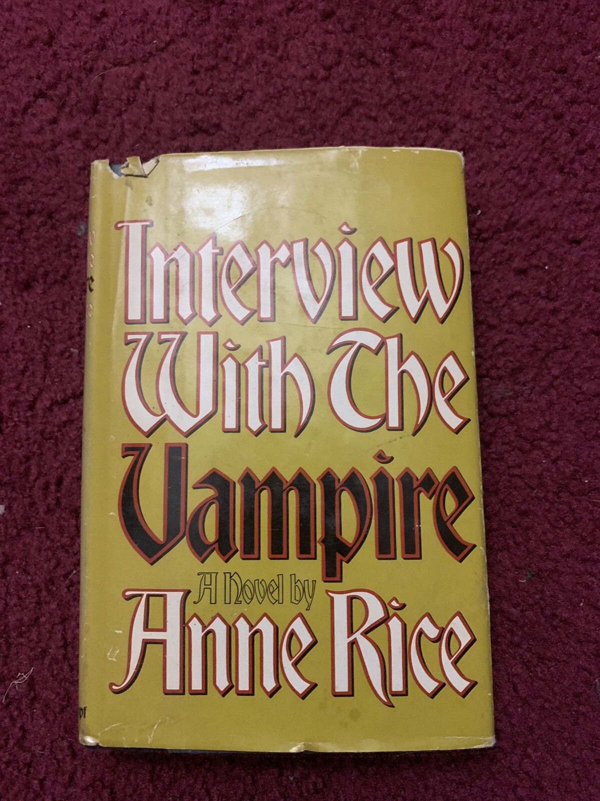 Interview With The Vampire, Ann Rice First Edition