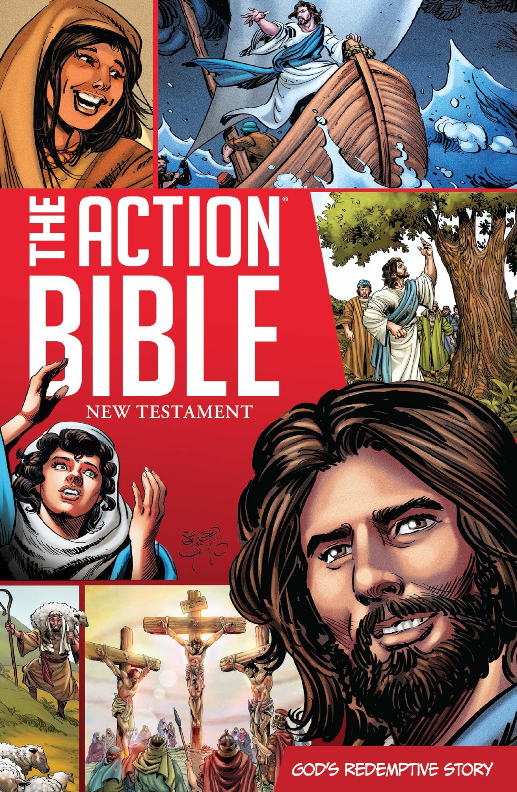 The Action Bible New Testament: God’s Redemptive Story (Action Bible Series)