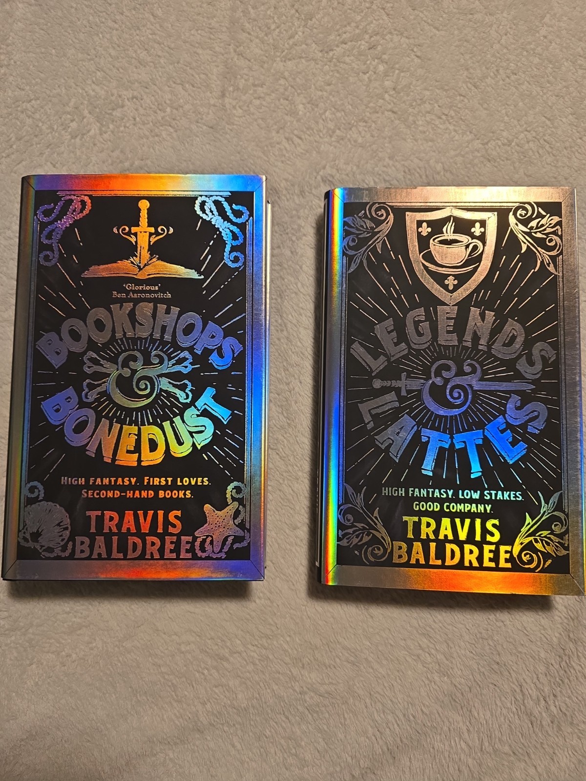 Fairyloot Legends & Lattes Bookshops & Bonedust Travis Baldree Signed