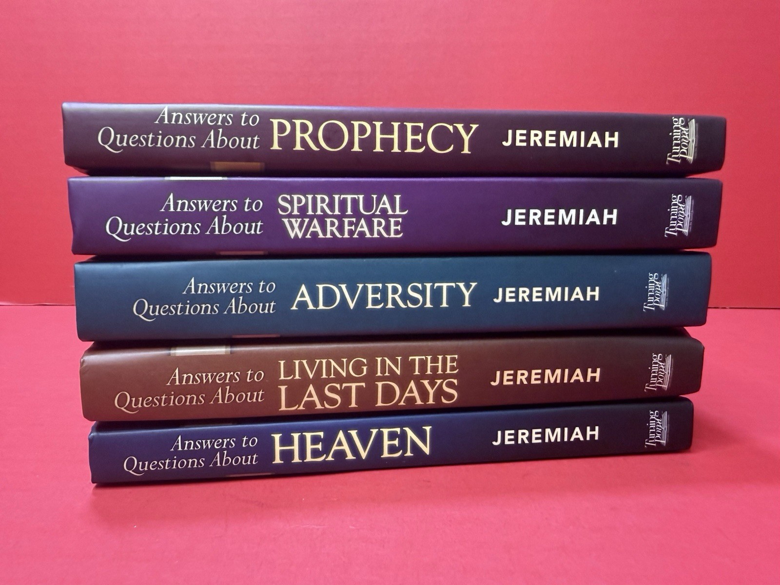 DR. DAVID JEREMIAH Answers To Questions About… Set of 5 HC Books Turning Point