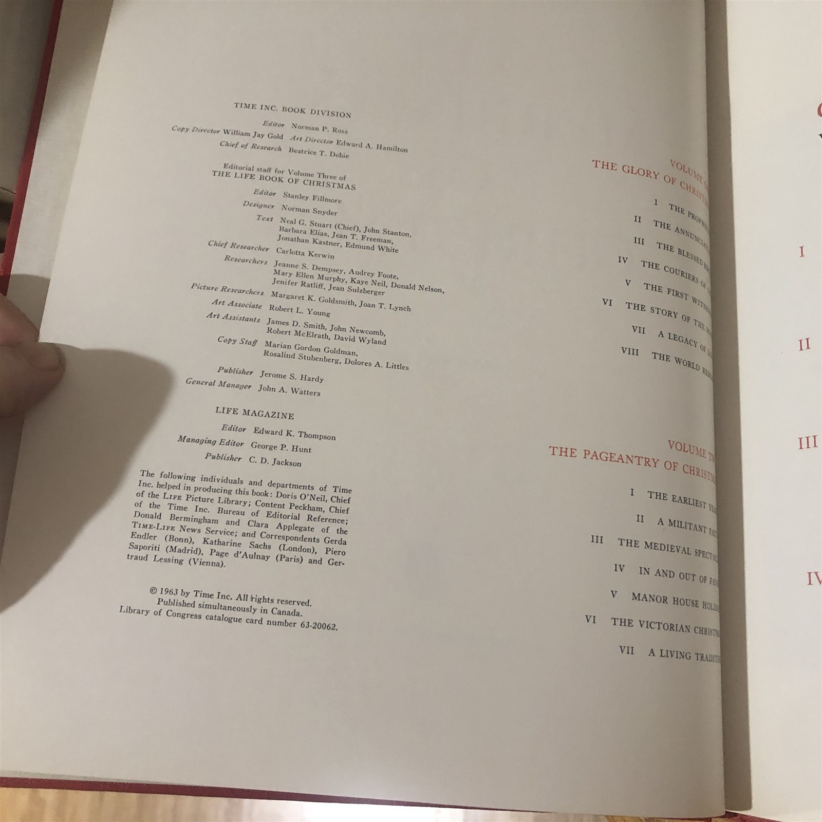 The Life Book Of Christmas Set Volumes 1-3 Time Incorporated