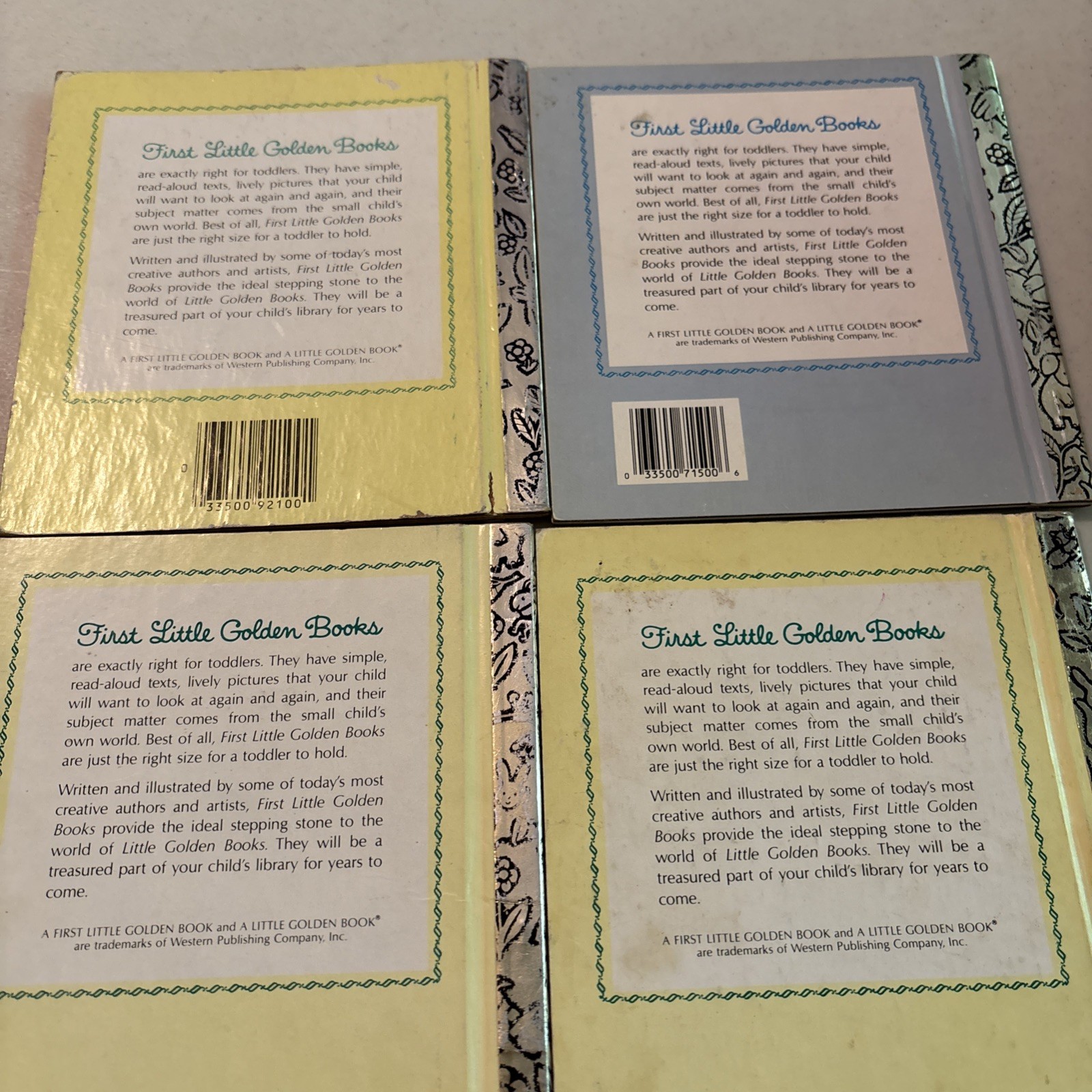 Vintage Lot 11 First Little Golden Books 5.5” Bambi Alice Panda Max Hen Prayers