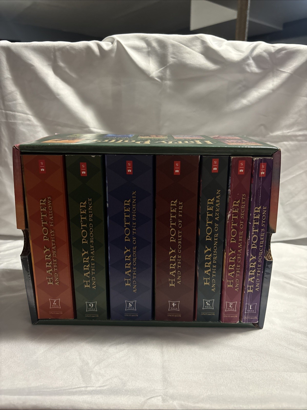 Harry Potter Paperback Boxset #1-7 by J. K. Rowling (2009, Hardcover)