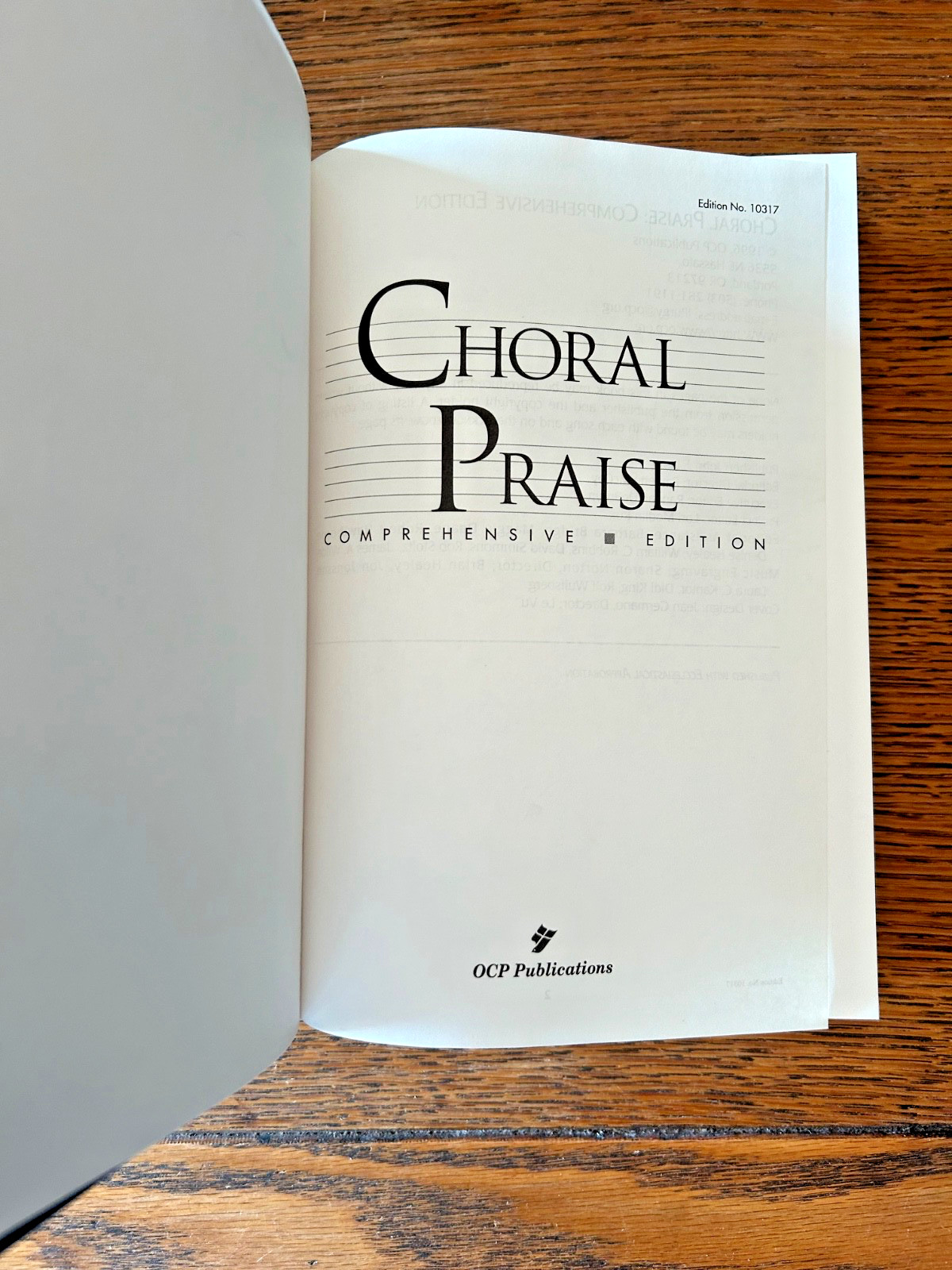 Choral Praise: Comprehensive Edition Hymnal OCP Publications HC