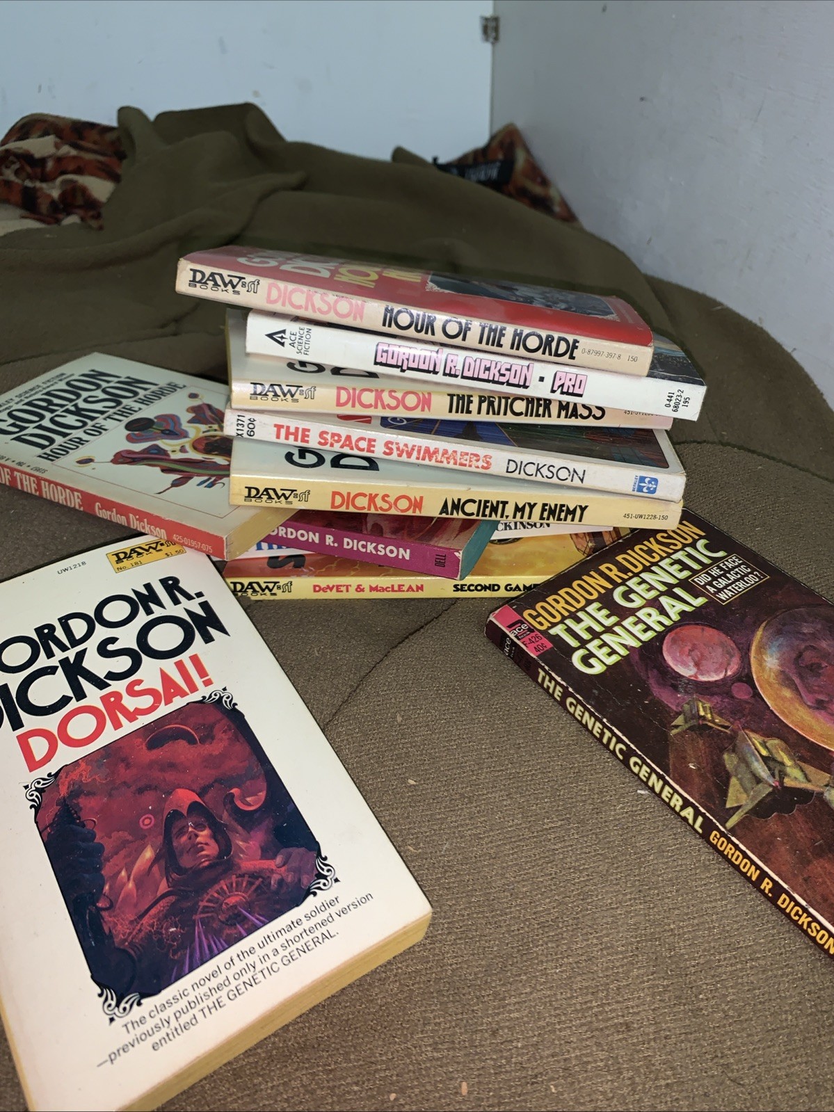11 Vintage Ace DAW 1960s PB Science Gordon Dickson Dorado Genetic General