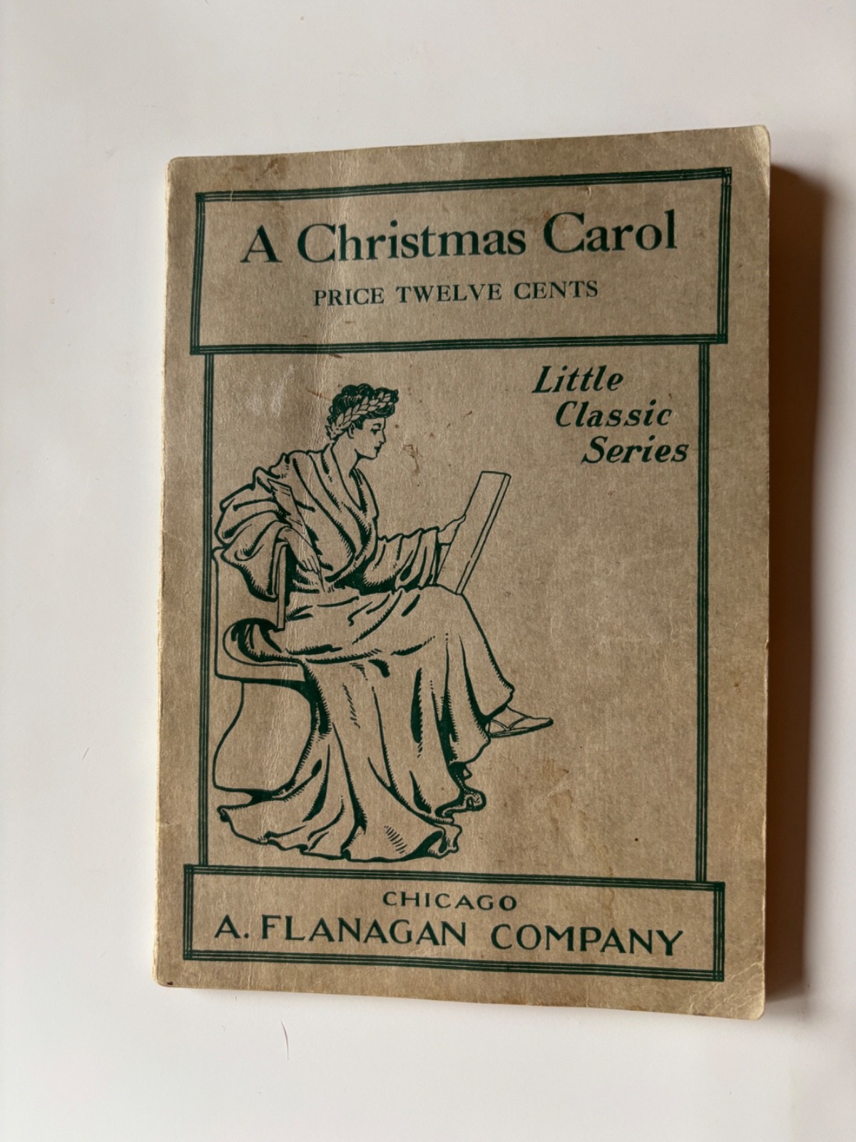 A Christmas Carol by Charles Dickens ca 1910’s Little` Classic Series softcover