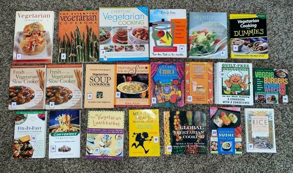 VEGETARIAN COOKBOOKS … ( Your Choice )