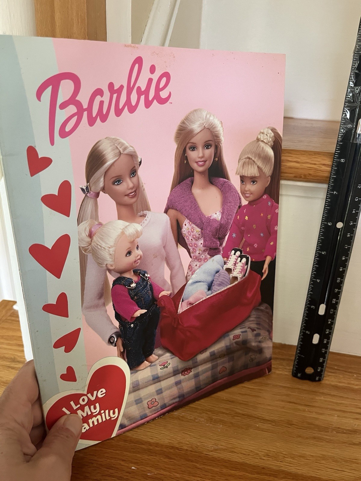 Barbie I Love My Family Coloring Book 5 pages marked on 2003