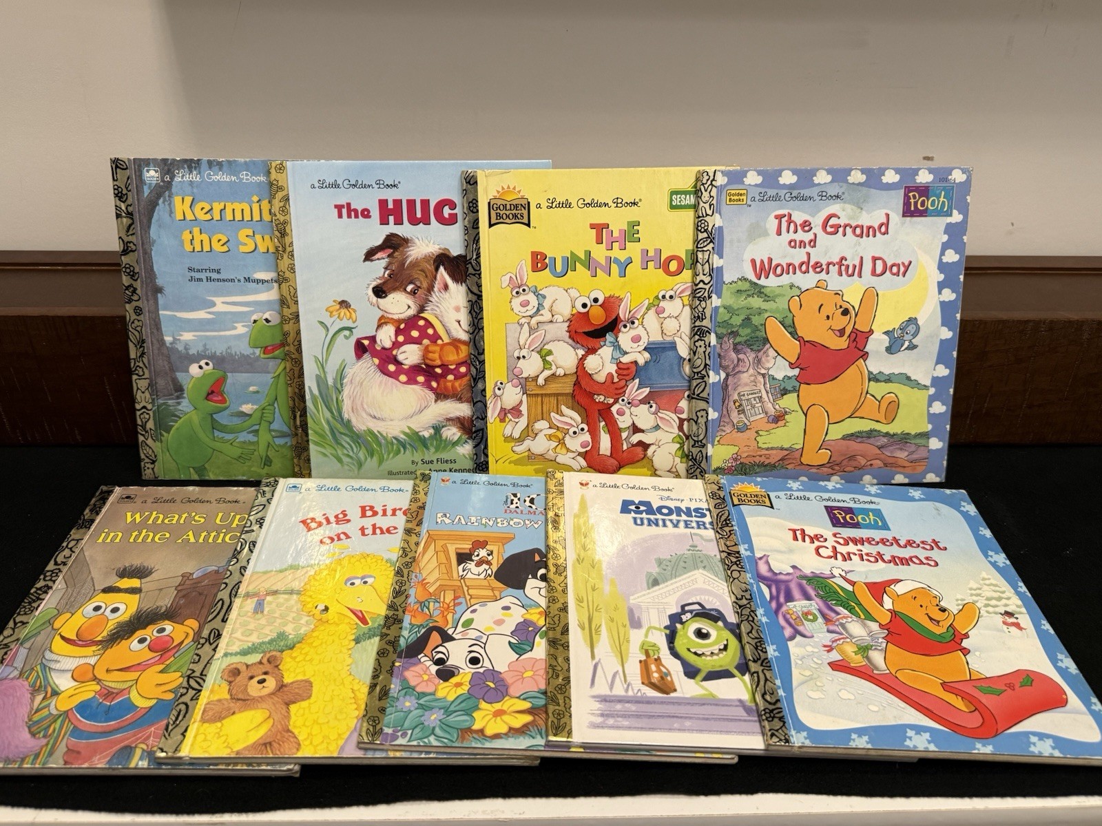 Lot of 9 My First Little Golden Book, Animal Disney, Sesame Street, Pooh