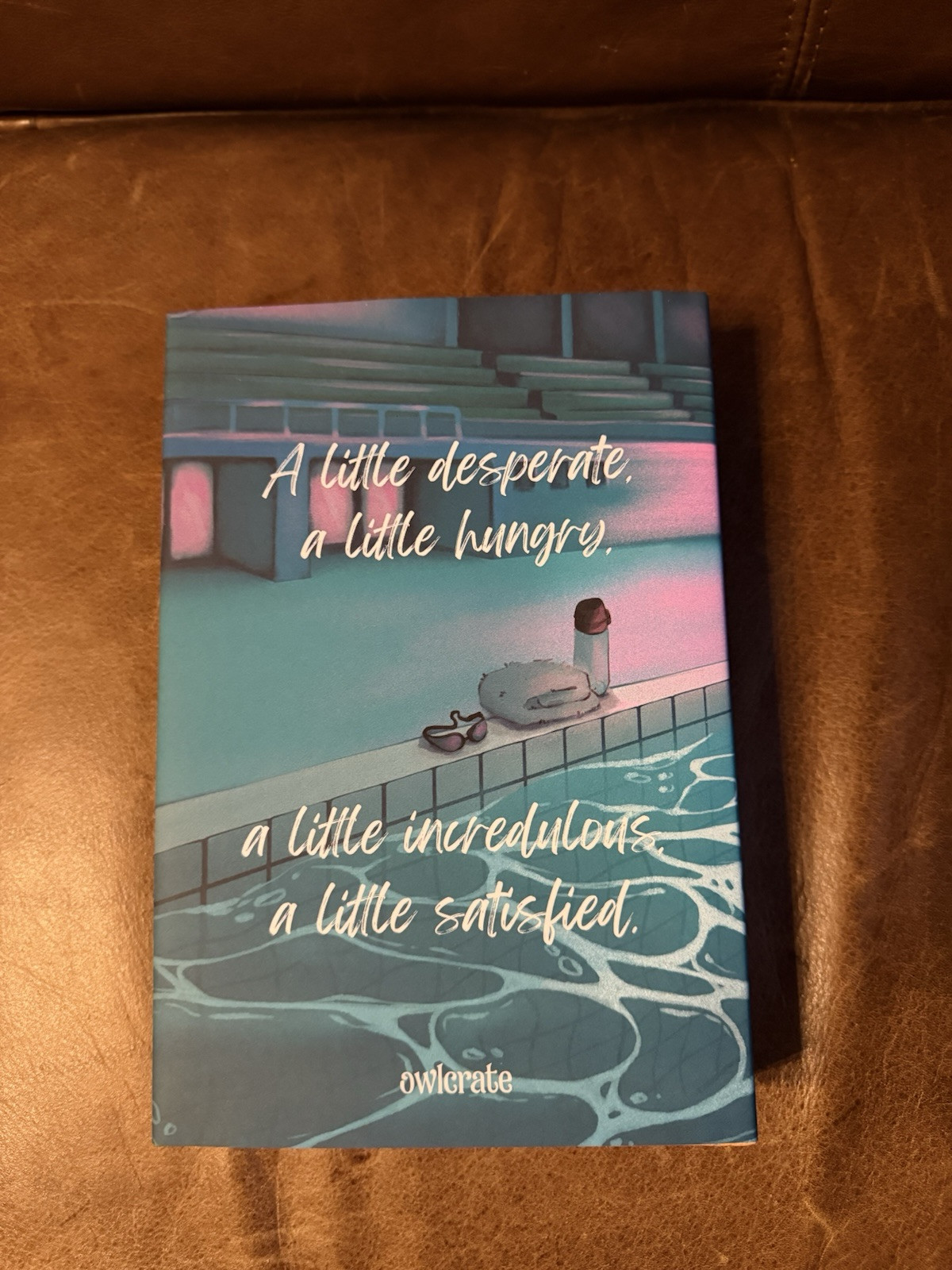SIGNED Deep End by Ali Hazelwood OWLCRATE LIMITED EDITION Reverse DJ, Stenciled